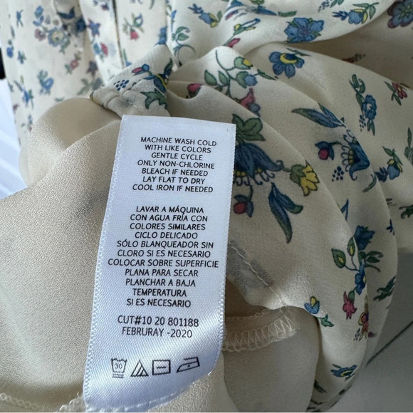 RTR Sweet Baby Jamie Floral Flowy Midi Dress Prairie Cottagecore Boho Garden SzS - Picture 13 of 13